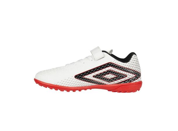 UMBRO Aurora II Lo TF VE Jr Hvit 27,5 Fotballsko til junior med velcro 