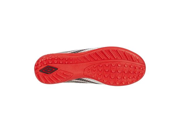 UMBRO Aurora II Lo TF VE Jr Hvit 27,5 Fotballsko til junior med velcro 