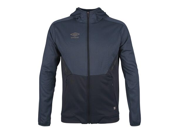 UMBRO Core Tech Hood Zip J Marine 128 Jakke med hette, i resirkulert polyester 