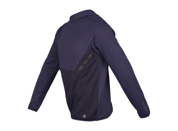 UMBRO Core Tech Hoodie Jr Marine 128 Hettegenser i resirkulert polyester 