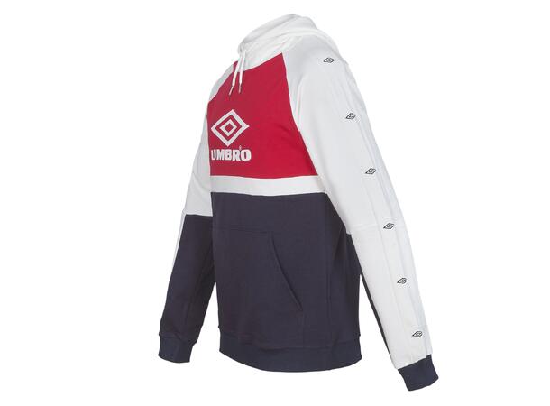 UMBRO Core X Hoodie jr Hvit 116 Hettegenser med lomme 