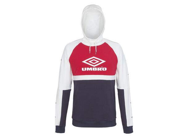 UMBRO Core X Hoodie jr Hvit 116 Hettegenser med lomme 