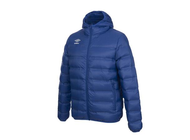 UMBRO Deli Down Jacket Jr Blå 128 Dunjakke med hette til junior 
