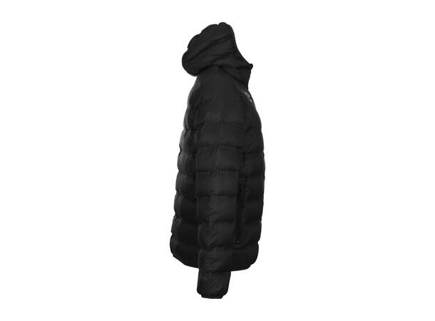 UMBRO Deli Down Jacket Jr Sort 152 Dunjakke med hette til junior 