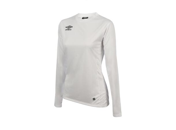UMBRO Liga LS Jersey W Hvit 40 Flott langermet spillertrøye til dame 