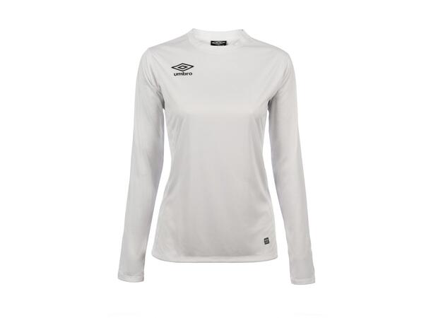 UMBRO Liga LS Jersey W Hvit 40 Flott langermet spillertrøye til dame 