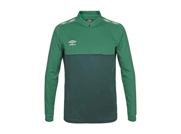 UMBRO UX Pro Half Zip Grønn/Hvit 3XL Treningsgenser med glidelås 