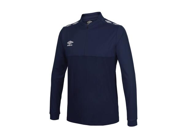 UMBRO UX Pro Half Zip Marine/Hv XS Treningsgenser med glidelås 