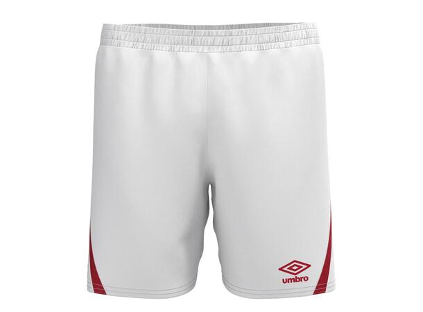 UMBRO UX Pro Shorts Jr Hvit/Rød 128 Flott spillershorts junior 