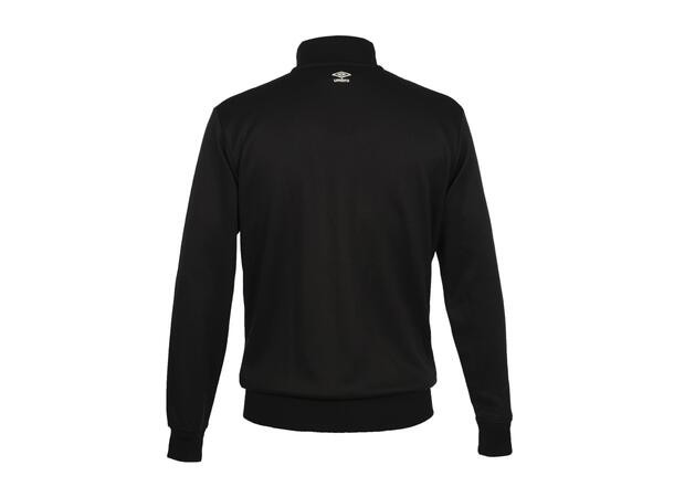 UMBRO UX Pro Track Jacket Jr Sort 128 Polyesterjakke med tøffe detaljer Junior 