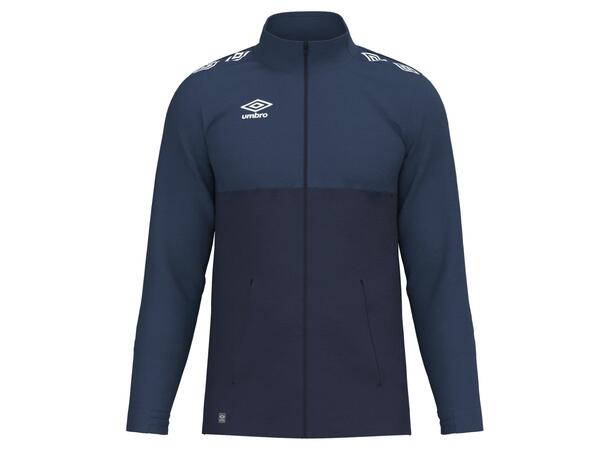 UMBRO UX Pro Trn Jkt Jr Marine/Hv 116 Lett treningsjakke, romslig passform. 