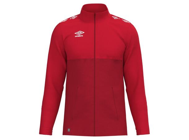 UMBRO UX Pro Trn Jkt Jr Rød/Hvit 116 Lett treningsjakke, romslig passform. 