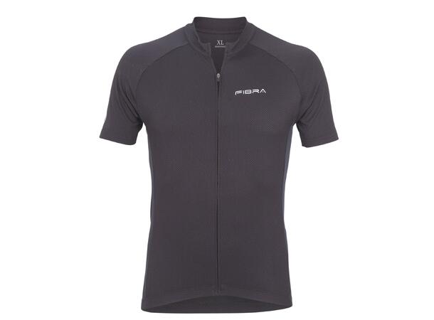 FIBRA Active Bike SS Jersey Sort S Sykkeltrøye i pustende stretch 