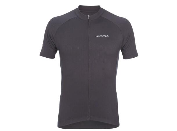 FIBRA Active Bike SS Jersey Sort S Sykkeltrøye i pustende stretch 