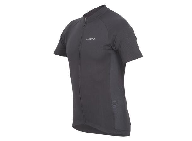 FIBRA Active Bike SS Jersey Sort S Sykkeltrøye i pustende stretch 