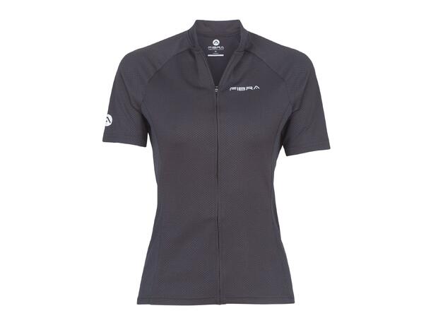 FIBRA Active Bike SS Jersey W Sort S Sykkeltrøye i pustende mesh 