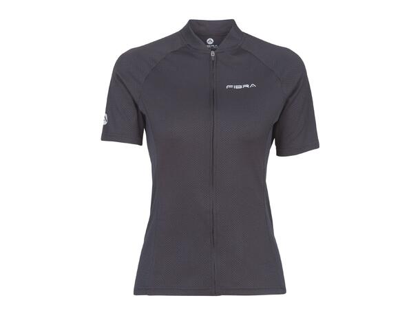 FIBRA Active Bike SS Jersey W Sort S Sykkeltrøye i pustende mesh 