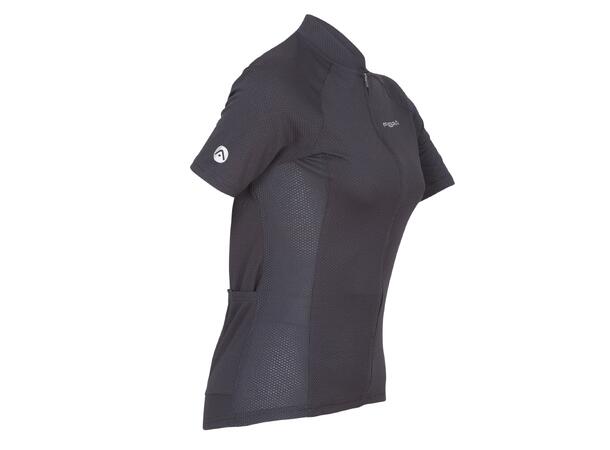 FIBRA Active Bike SS Jersey W Sort S Sykkeltrøye i pustende mesh 
