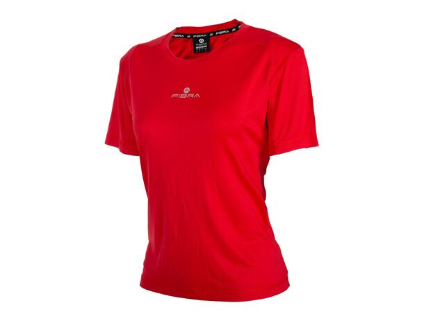FIBRA Trn Tee W Rød XS Trenings T-skjorte til dame 