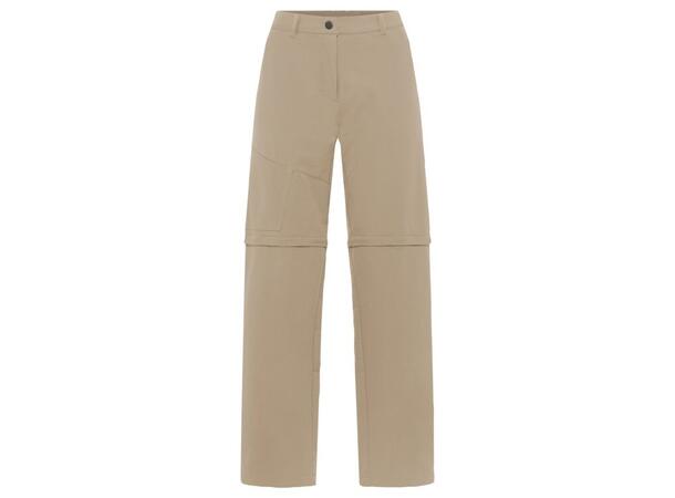 JW Pico Trail Zip Off Pants W Beige 34R Jack Wolfskin Turbukse til dame 