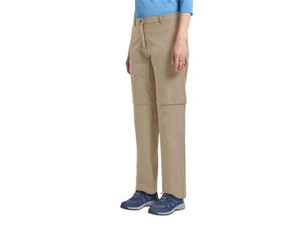 JW Pico Trail Zip Off Pants W Beige 34R Jack Wolfskin Turbukse til dame 