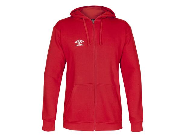 UMBRO Basic Hood Jacket Rød XS Jakke med hette og liten logo 