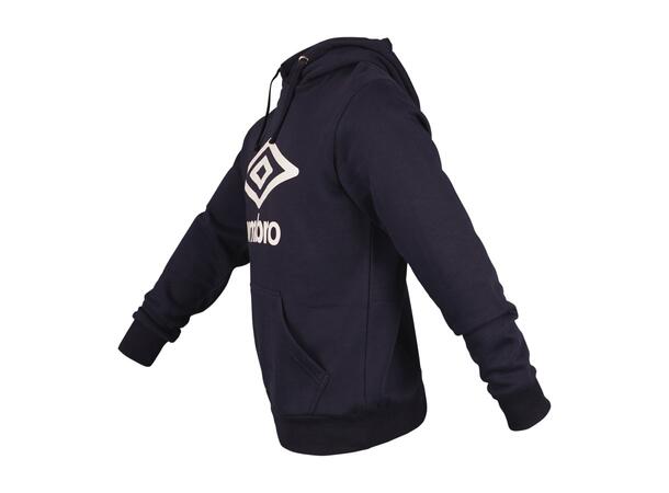 UMBRO Basic Logo Hood jr Marine 116 Hettegenser med Umbrologo og lomme 