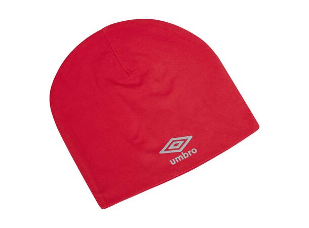 UMBRO Core Cotton Beanie Rød OS Lue i behagelig bomullsblanding 