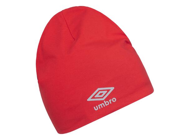 UMBRO Core Cotton Beanie Rød OS Lue i behagelig bomullsblanding 