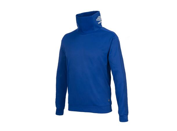 UMBRO Flex High Neck Sweat MellomBlå 3XL Høyhalset genser i resirkulert polyester 