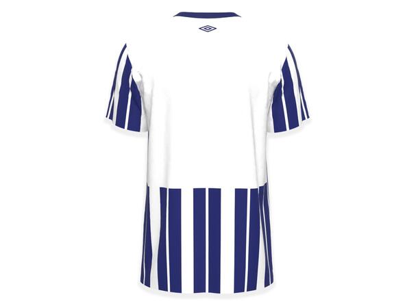 UMBRO Inter Strip Jsy SS Hvit/Blå XS Stripet teknisk spillertrøye 