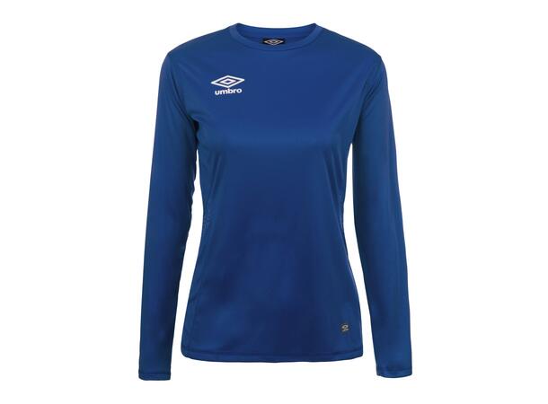 UMBRO Liga LS Jersey W Blå 34 Flott langermet spillertrøye til dame 