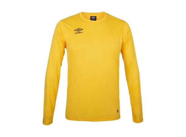 UMBRO Liga LS Jersey jr Gul 116 Flott langermet spillertrøye til junior 