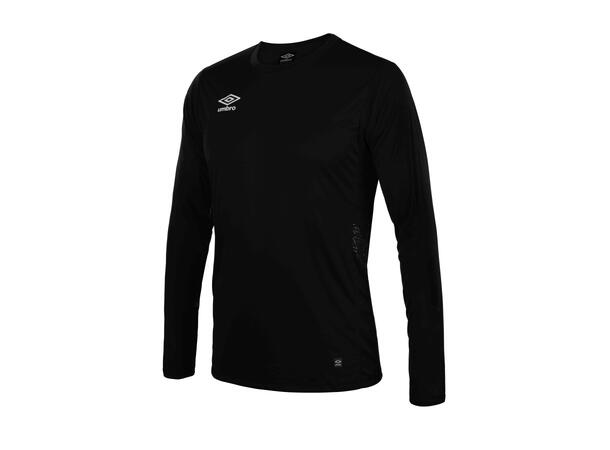 UMBRO Liga LS Jersey jr Sort 116 Flott langermet spillertrøye til junior 