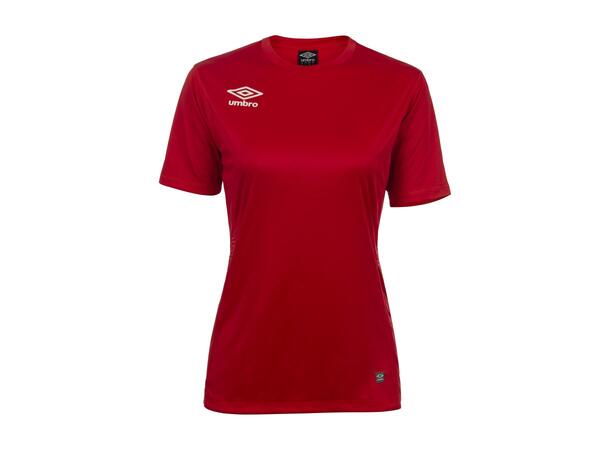 UMBRO Liga SS Jersey W Rød 44 Spillertrøye i resirkulert kvalitet dame 