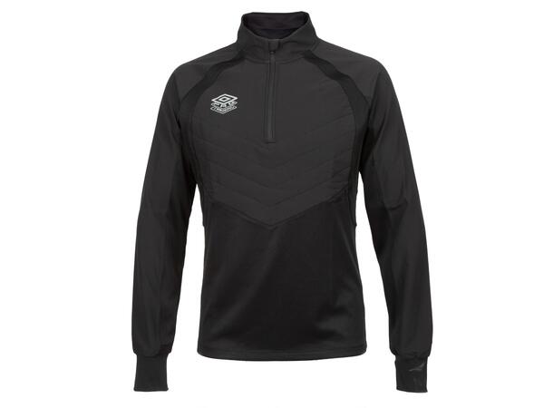 UMBRO Pro Tr Elite H. Drill Top Sort S Trenings topp med vattert front 