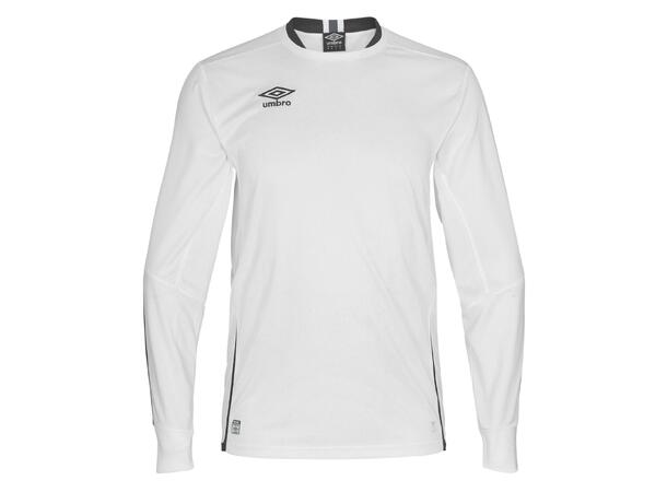 UMBRO UX Elite LS Jsy j Hvit/Sort 140 Flott langermet spillertrøye 