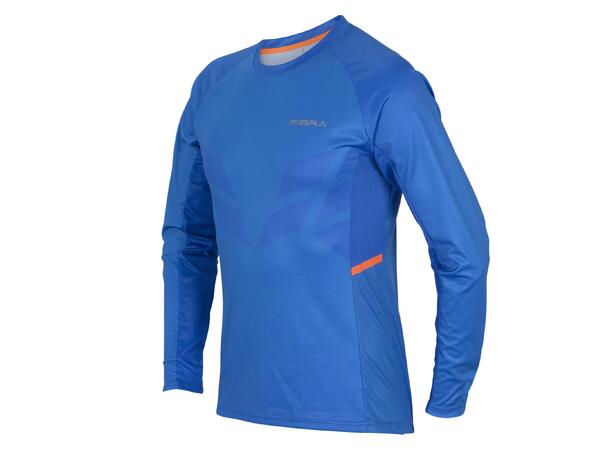 FIBRA Sync Tee Ls Blå S Lett komfortabel Trøye 