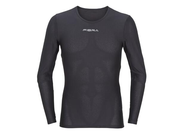 FIBRA Xtrm Base Top Sort S Fukttransporterende teknisk undertøy 