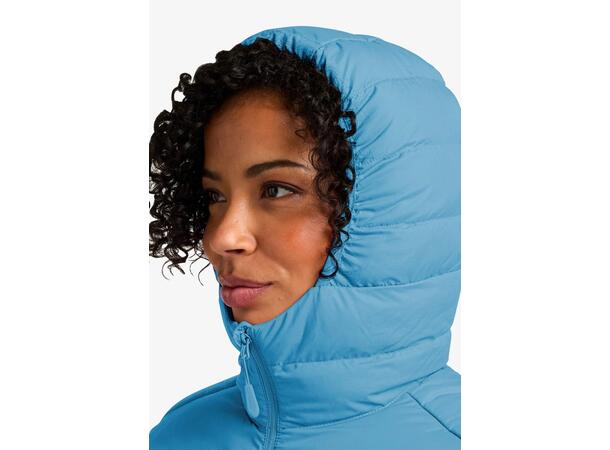 JW Ather Down Hoody W Rds Lys blå L Jack Wolfskin Dunjakke til dame 