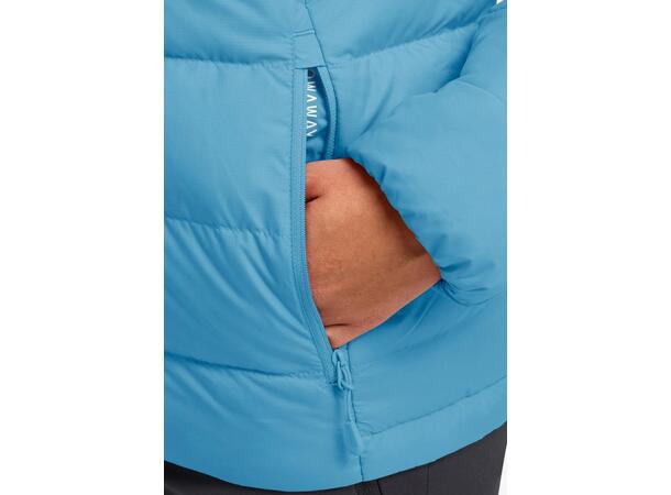 JW Ather Down Hoody W Rds Lys blå L Jack Wolfskin Dunjakke til dame 