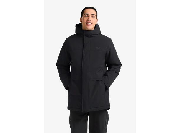 JW Cold Camp Coat M Sort M Jack Wolfskin Vinterjakke 