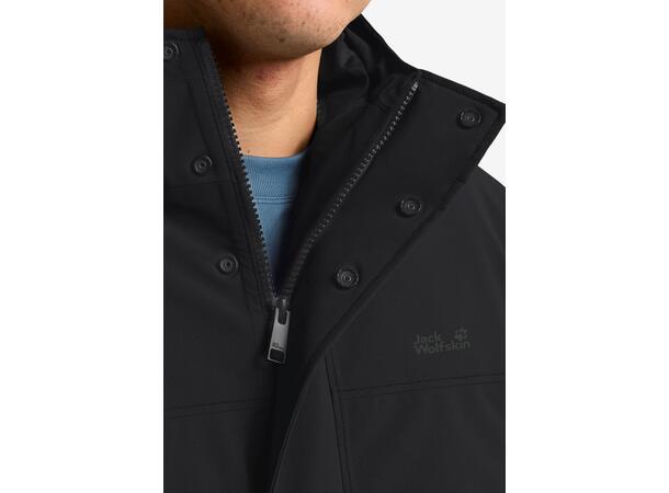 JW Cold Camp Coat M Sort M Jack Wolfskin Vinterjakke 