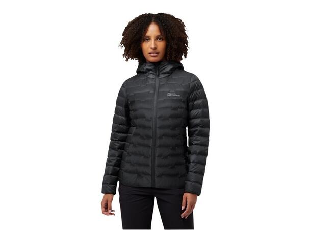 JW Passamani Down Hoody W Mørk grå L Jack Wolfskin Lett og varm dunjakke dame 