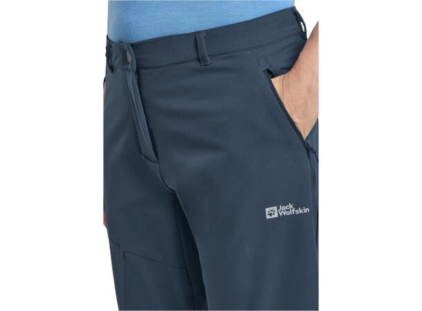 JW Pico Trail Zip Off Pants W Marine 34R Jack Wolfskin Turbukse til dame 