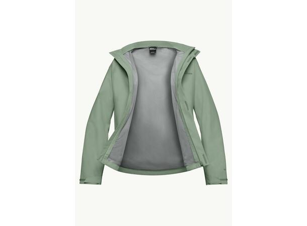 JW Trailtime 2L Jkt M Lys Grønn S Jack Wolfskin Skalljakke 