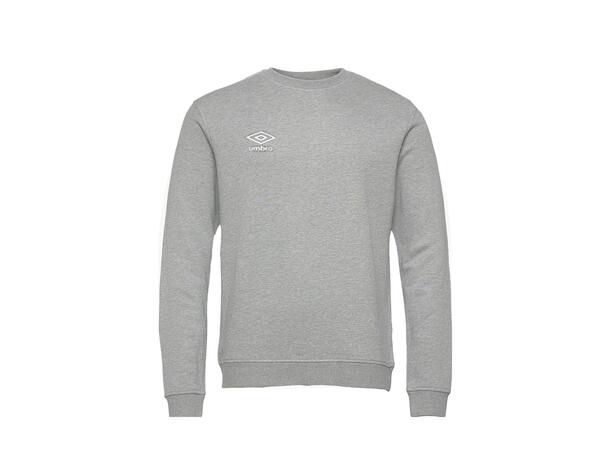 UMBRO Basic Crewneck Grå XS Genser med rund hals og Umbro logo 