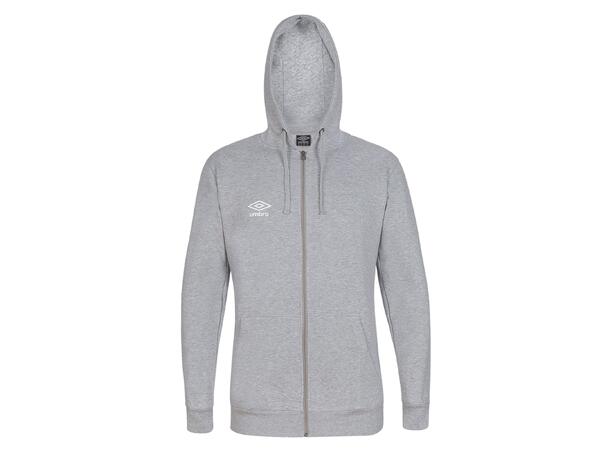 UMBRO Basic Hood Jacket jr Grå 116 Hettegenser med liten logo 
