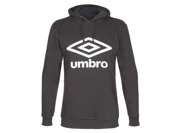 UMBRO Basic Logo Hood Sort XS Hettegenser med Umbrologo og lomme 