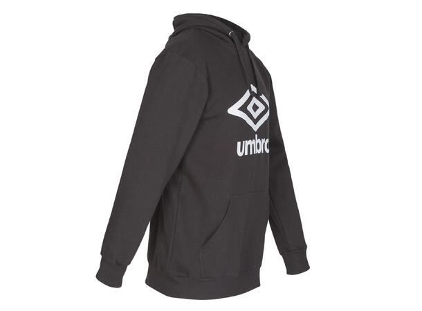 UMBRO Basic Logo Hood Sort XS Hettegenser med Umbrologo og lomme 